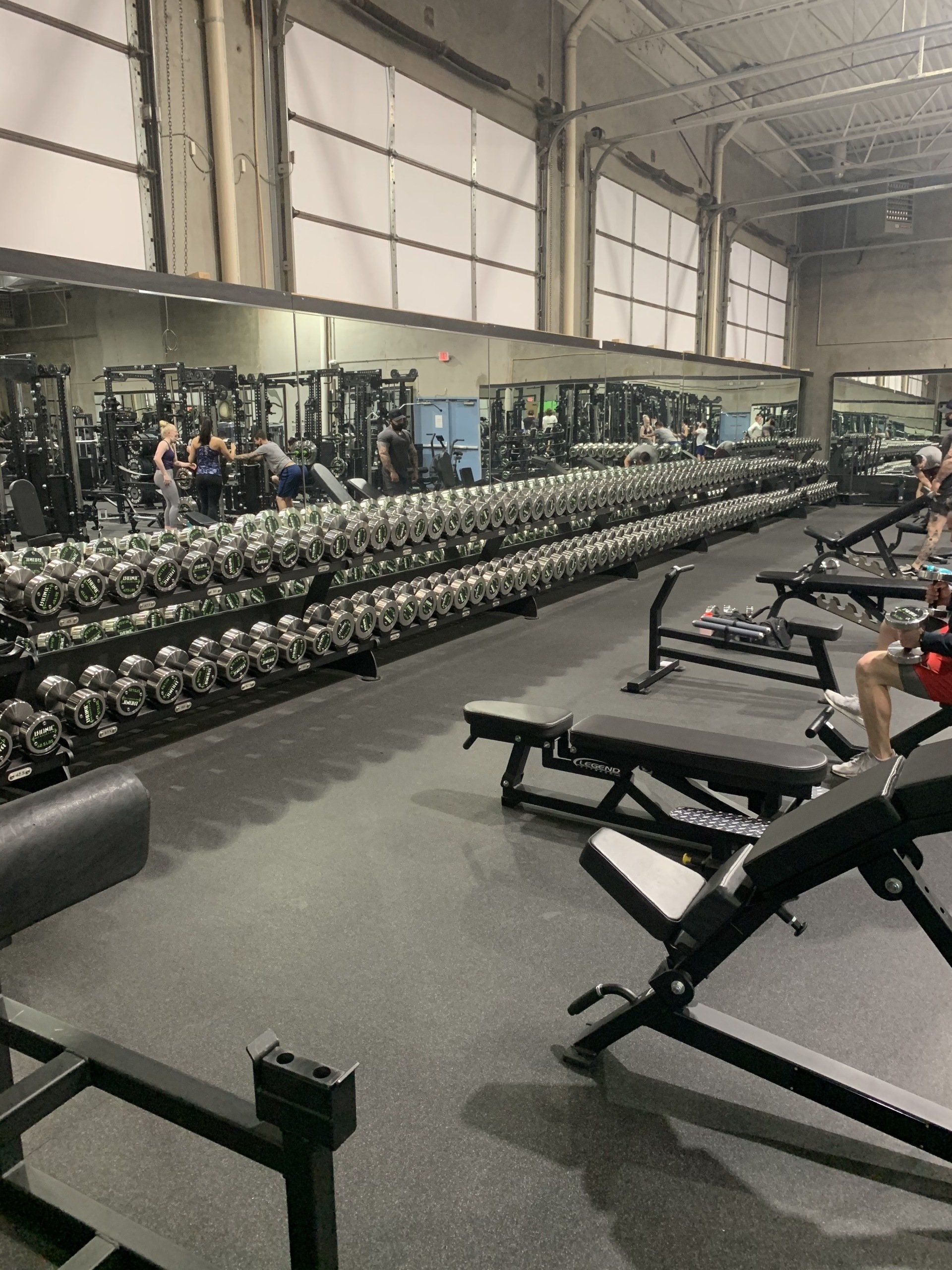 Bionic Barbell gym transformation in progress