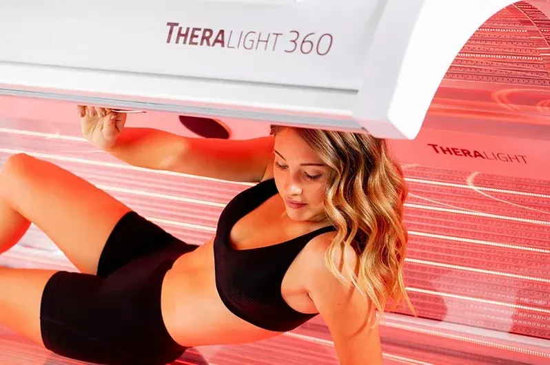 TheraLight 360 red light therapy bed with PEMF at Bionic Barbell Las Cruces